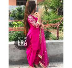 Pink Patiala Salwar Suit